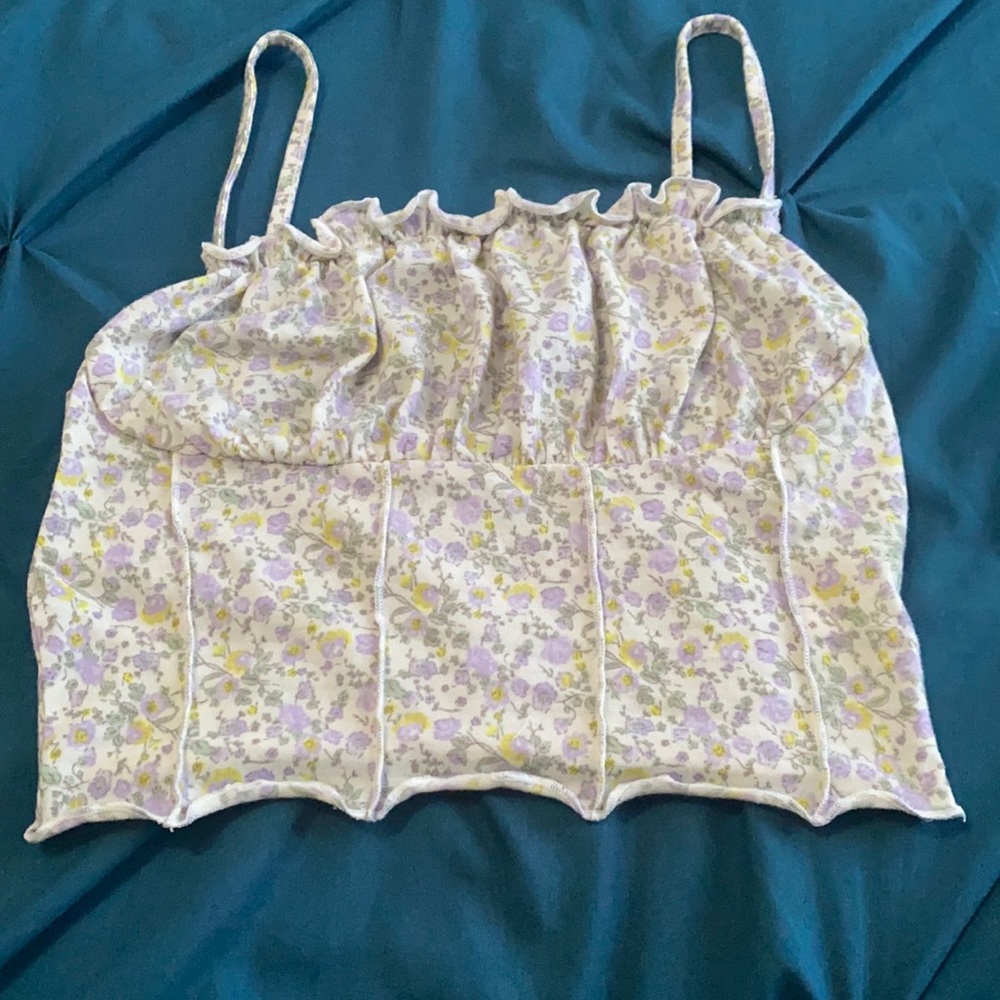 Floral tank top